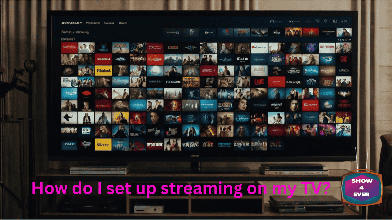 How do I set up streaming on my TV