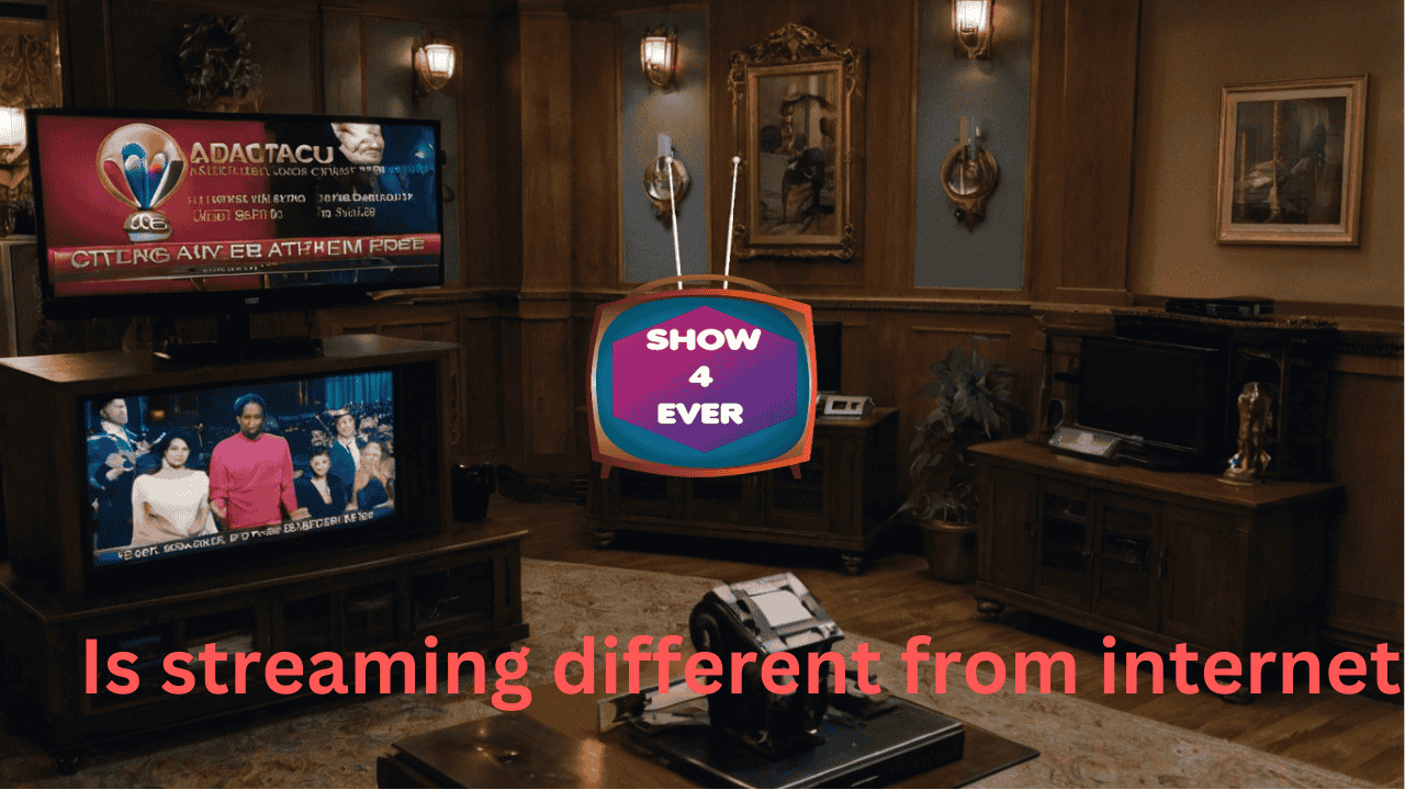 Is streaming different from internet