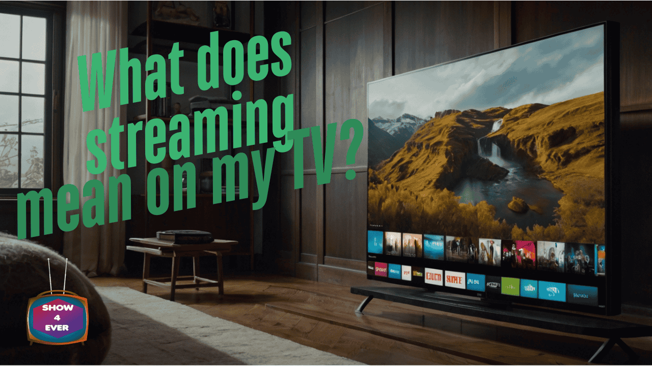What does streaming mean on my TV