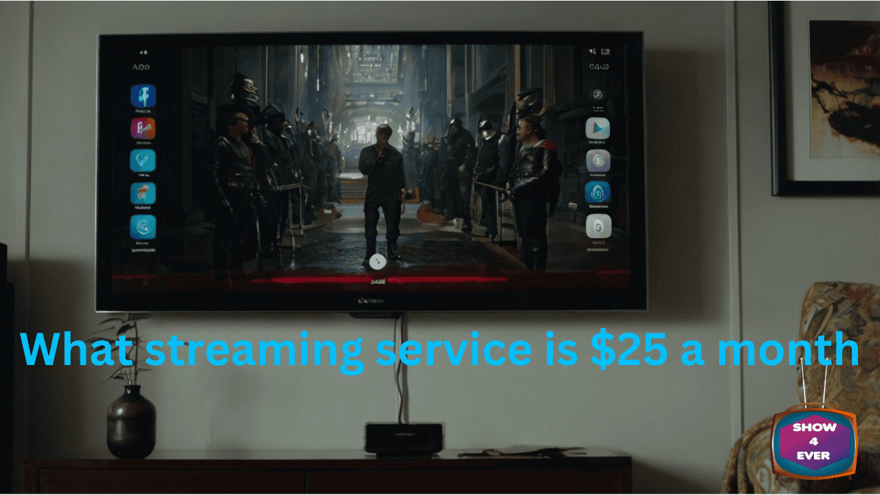 What streaming service is $25 a month