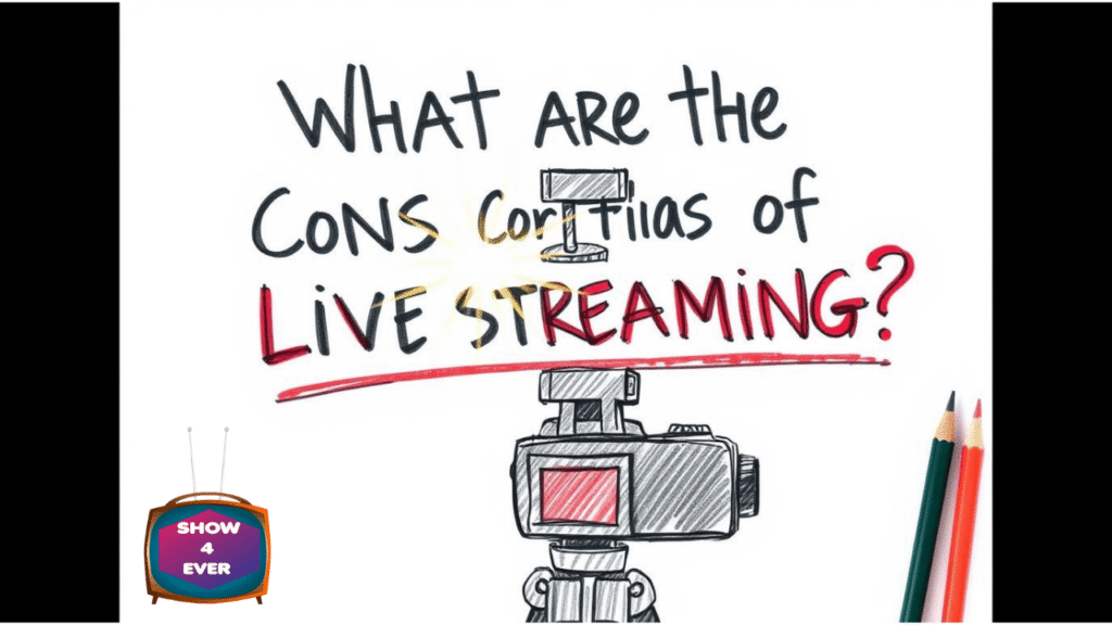 What are the cons of live streaming