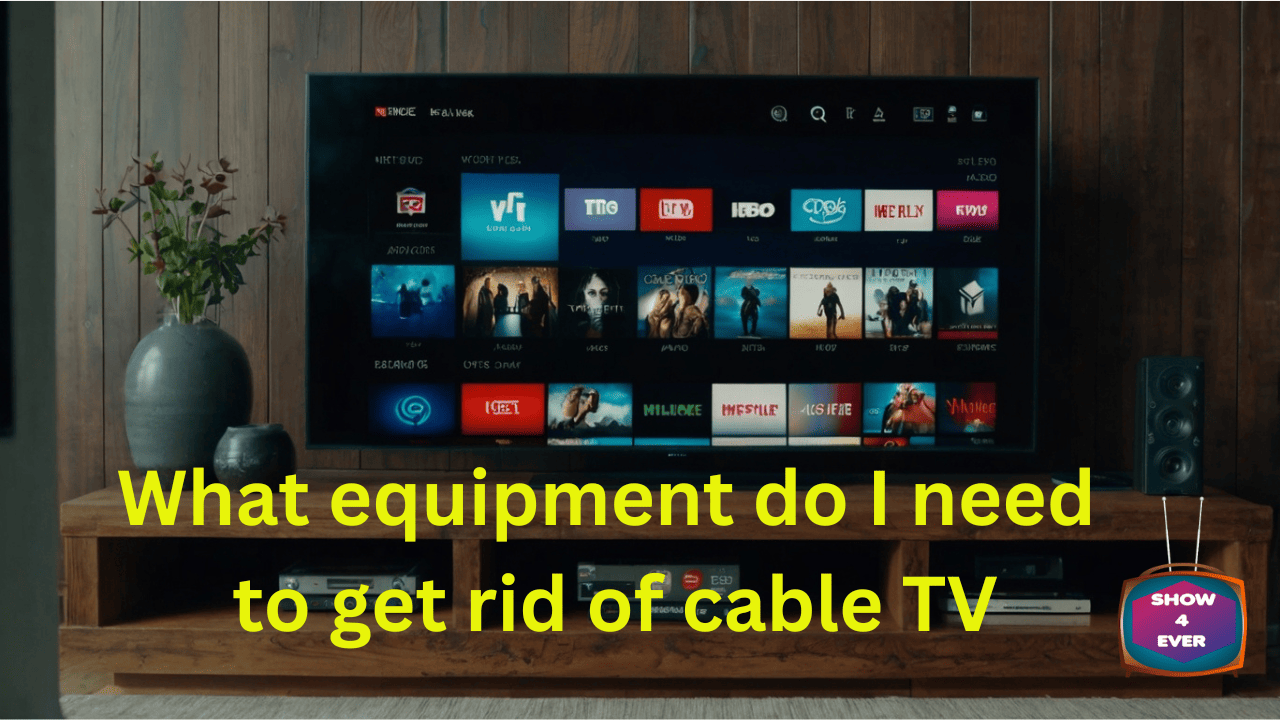 What equipment do I need to get rid of cable TV