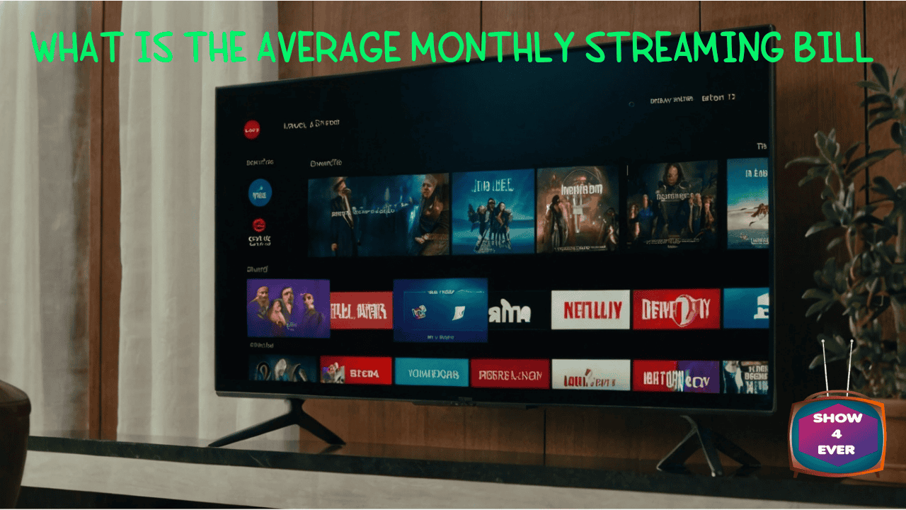What is the average monthly streaming bill
