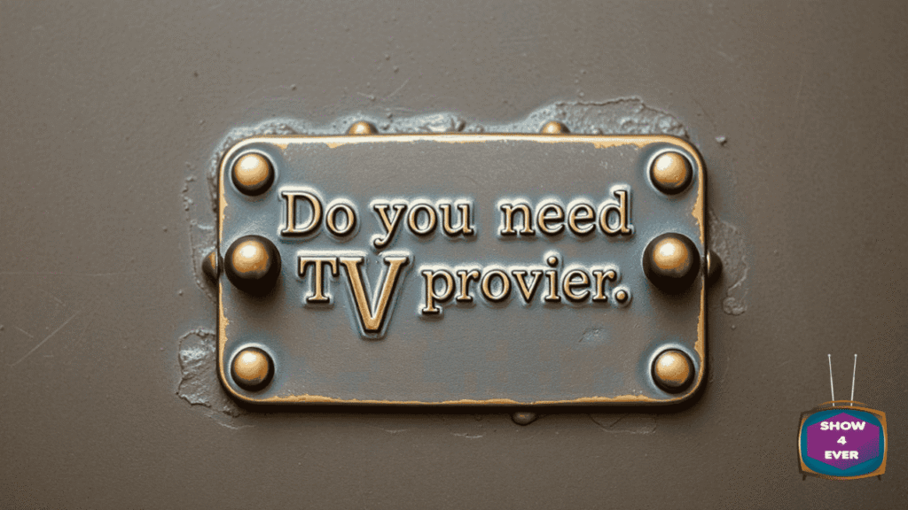 Do you need a TV provider to stream
