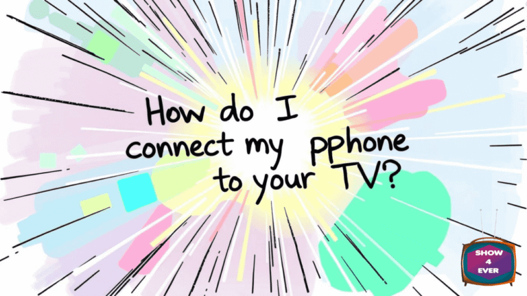 How do I connect my phone to my TV