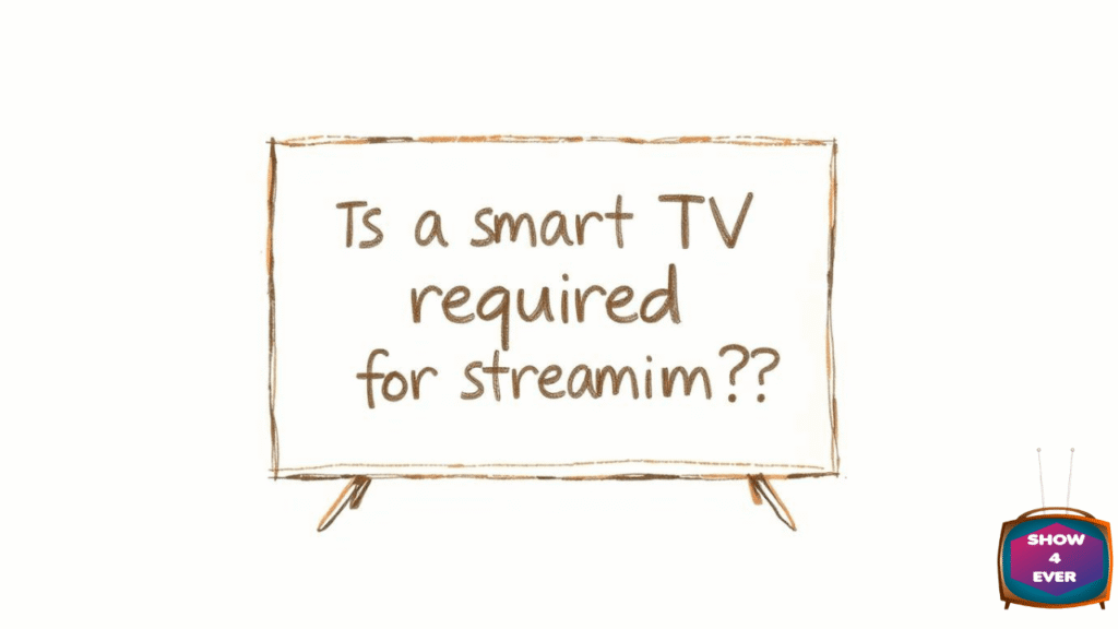 Is a smart TV required for streaming
