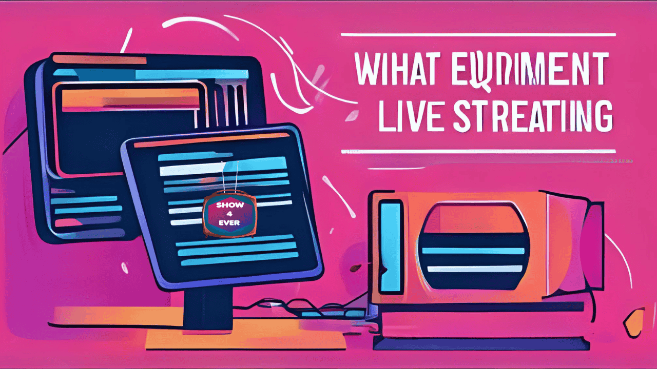 What equipment is needed for live streaming