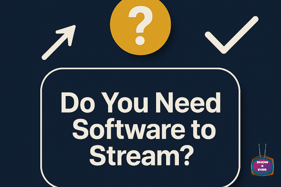 Do you need software to stream