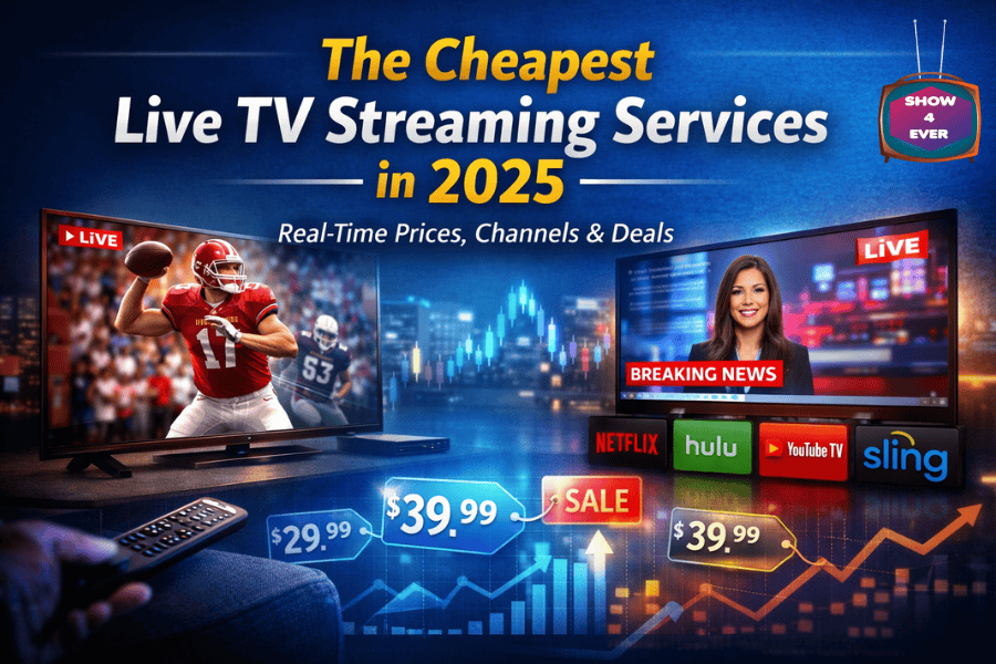 What is the cheapest streaming with live TV
