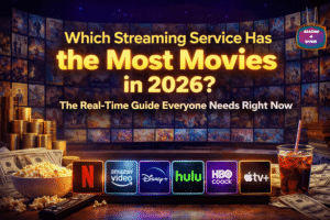 Which streaming service has the most movies